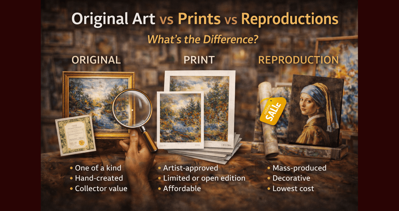 You are currently viewing Original Art vs Prints vs Reproductions: What’s the Difference (and Which Should You Buy?)