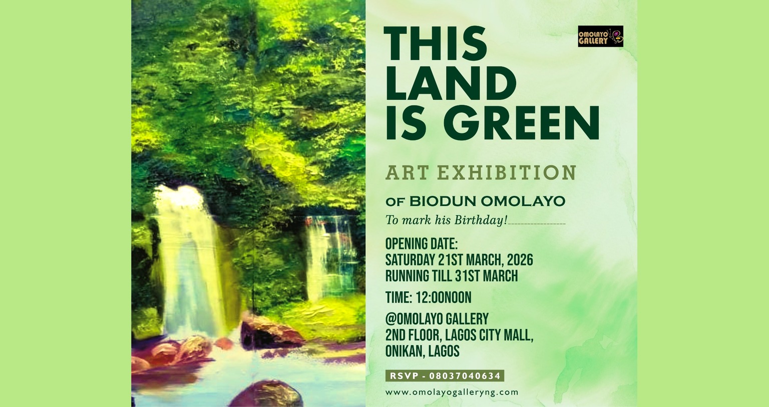 You are currently viewing THIS LAND IS GREEN Art Exhibition
